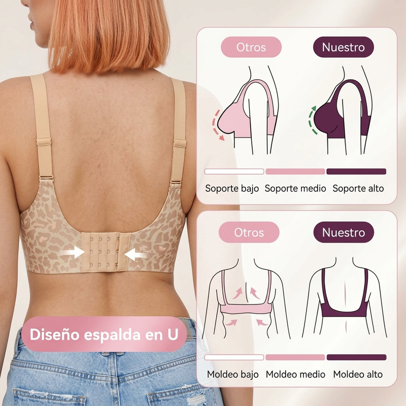 No todos los sujetadores sin aros son iguales.